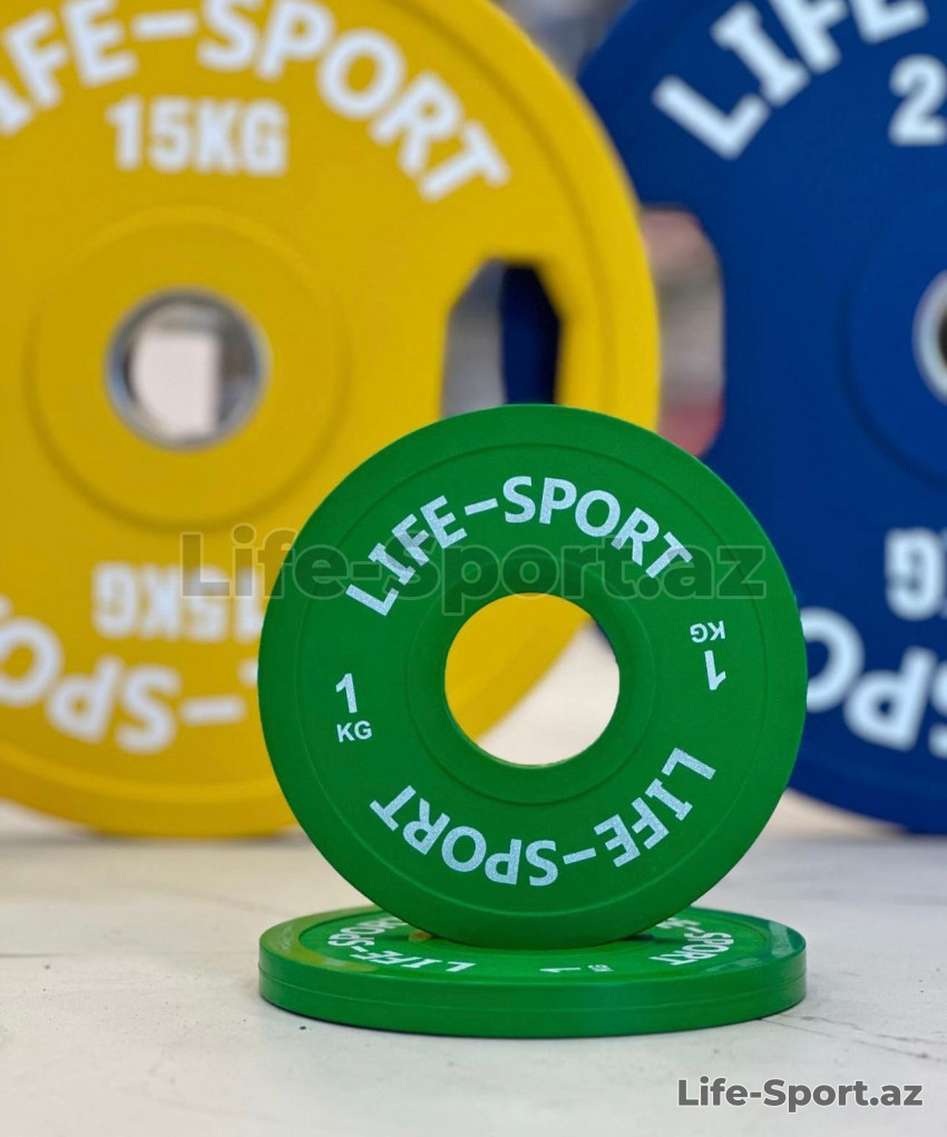 LİFE SPORT Change Plate 1.0 KG Yaşıl